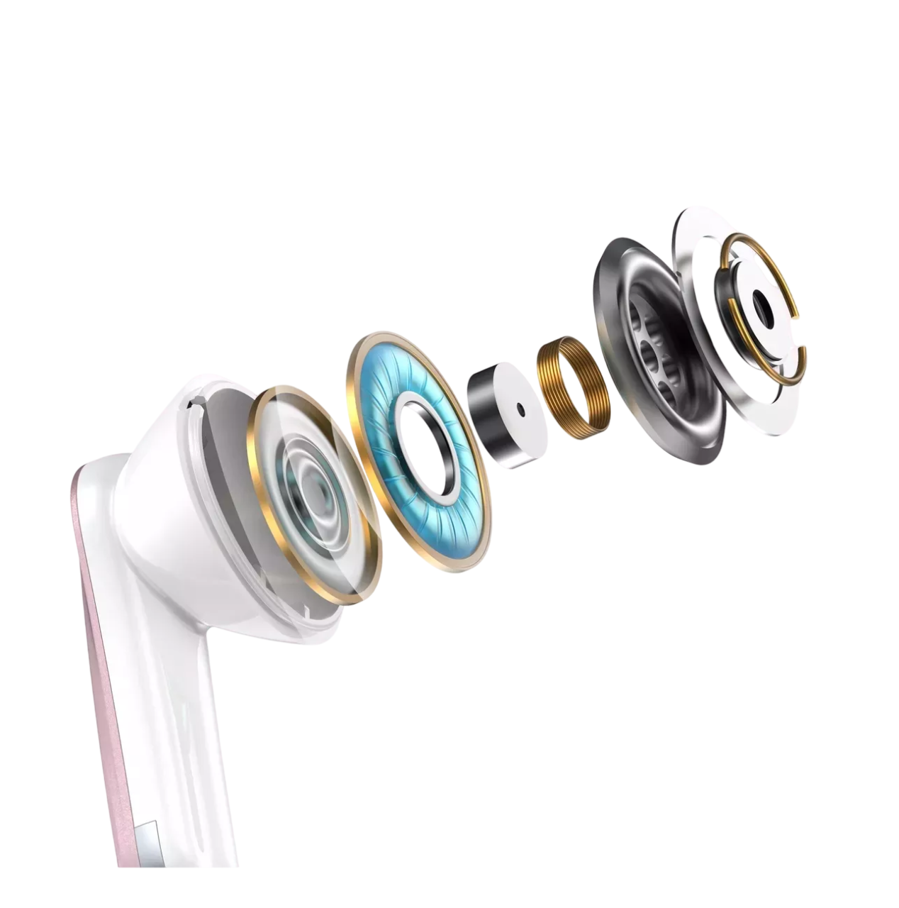 Foto 5 pulgar | Audífonos Inalámbricos Belug P91 In Ear Bluetooth 5.4 Rosa