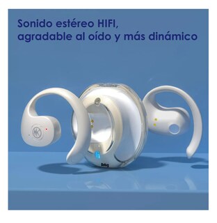 Foto 5 | Auriculares Deportivos Bluetooth Con Oreja Colgante Belug Beige