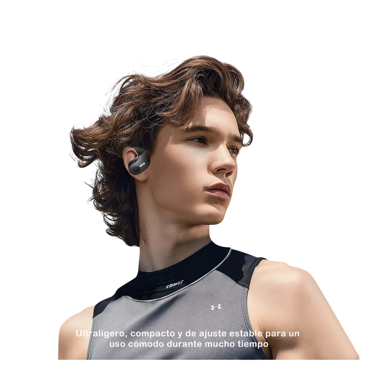 Foto 2 | Audífonos In-ear Inalámbricos Deportivos Auricular Bluetooth Belug, Negro