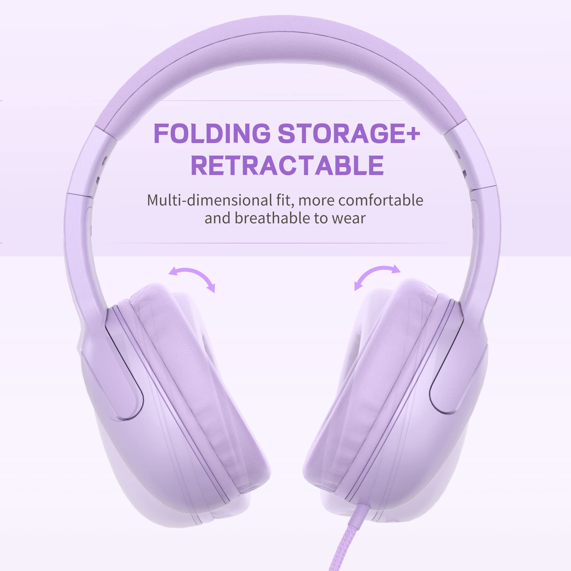 Foto 4 pulgar | Auriculares Lorelei E5 Con Cable Plegables Para Niños Con Conector De 3,5 Mm - Venta Internacional.