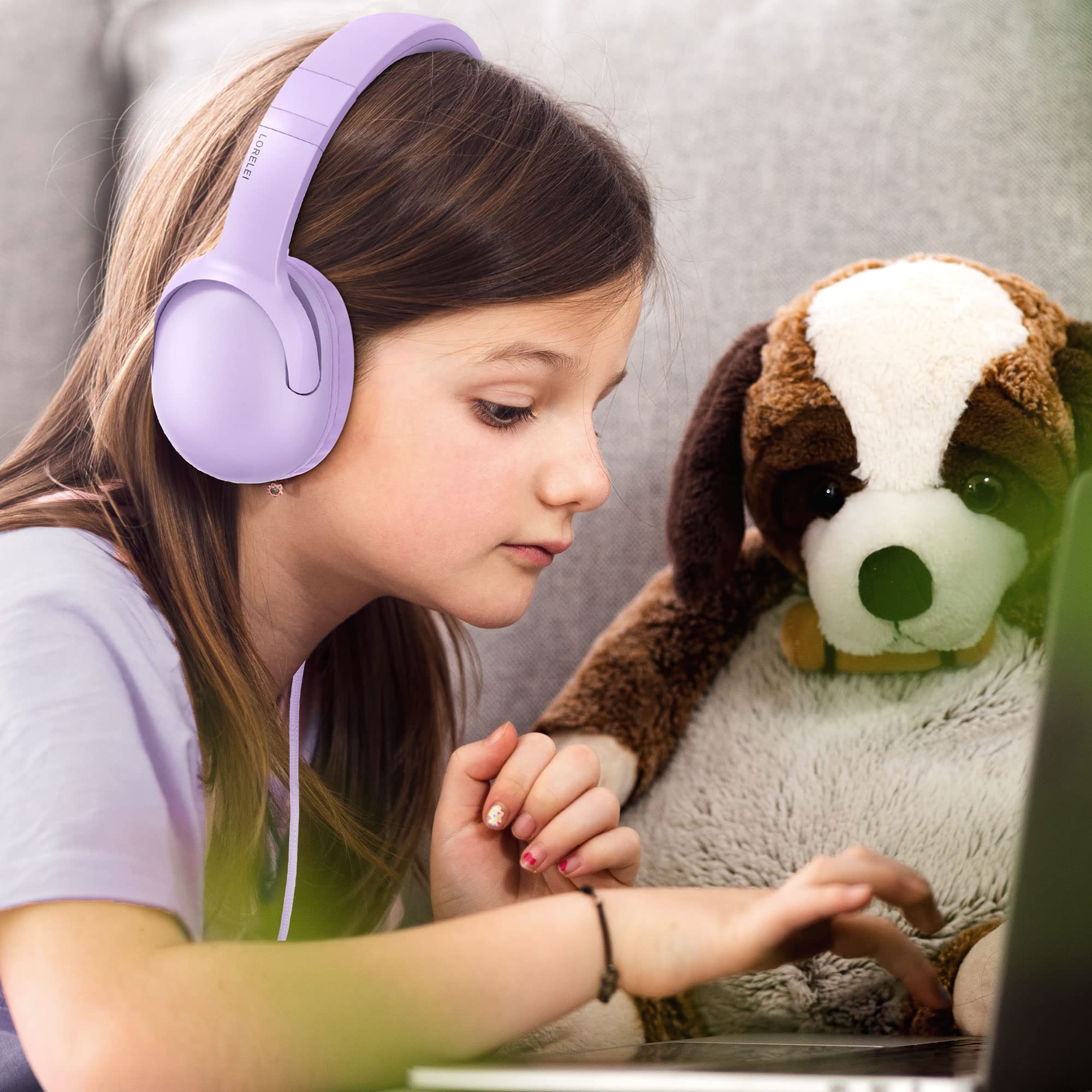 Foto 7 pulgar | Auriculares Lorelei E5 Con Cable Plegables Para Niños Con Conector De 3,5 Mm - Venta Internacional.