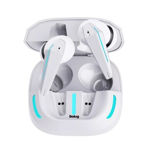Foto 1 | Auriculares In-ear Gamer Inalámbricos Bluetooth Earphone X16, Belug Blanco