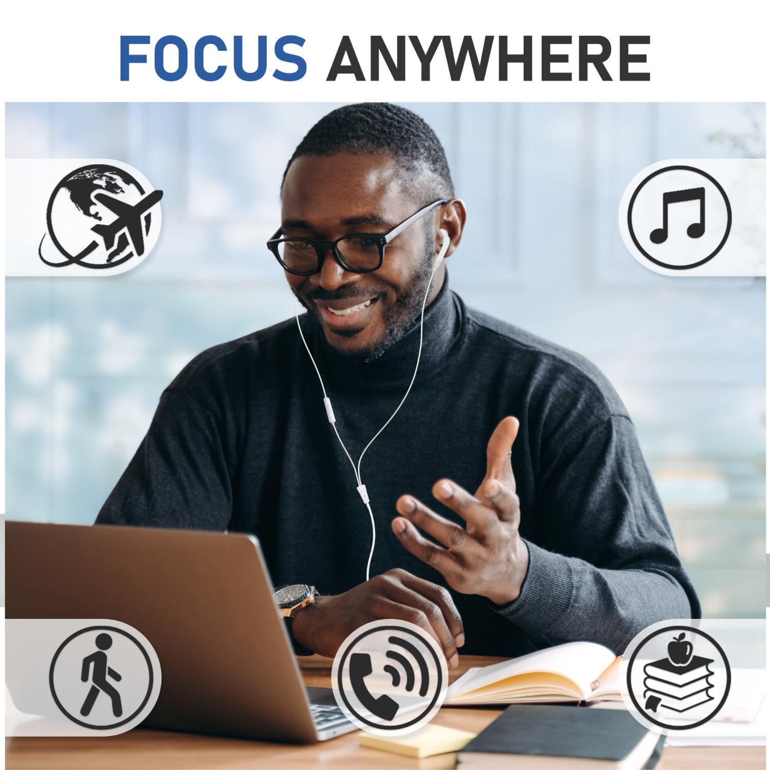 Foto 8 pulgar | Auriculares Usb-c Con Cable Ludos Ferox Con Micrófono Para Iphone Y Samsung - Venta Internacional.