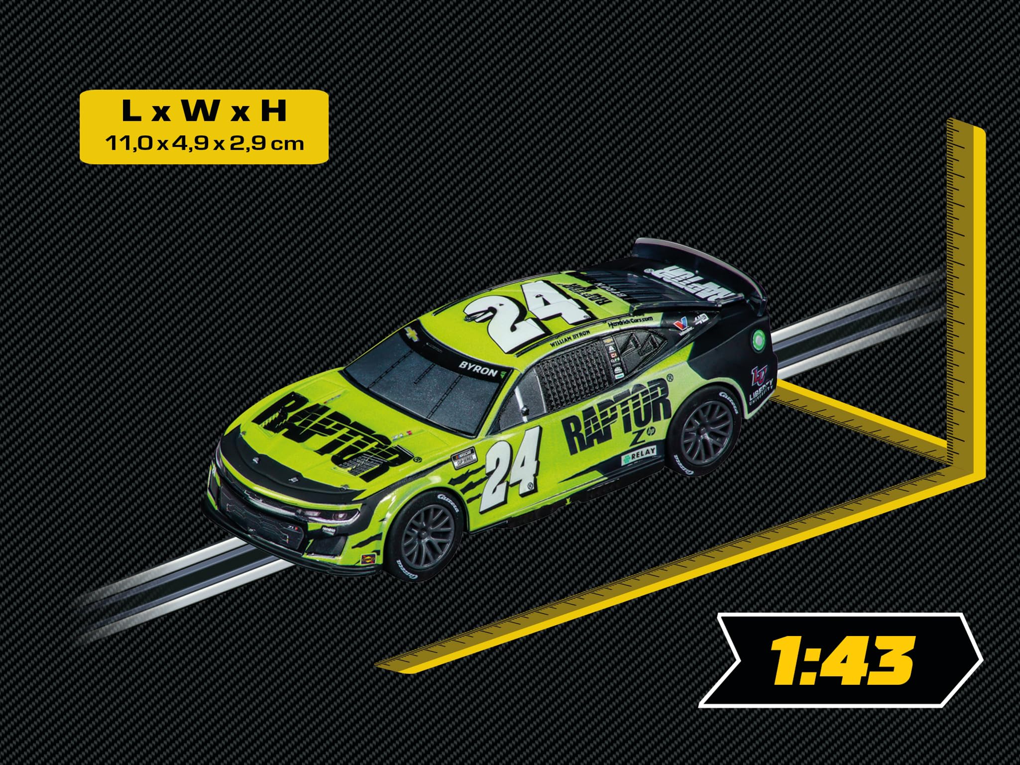 Foto 4 pulgar | Slot Car Carrera Go! Nascar Hendrick Motosports Camaro - Venta Internacional.