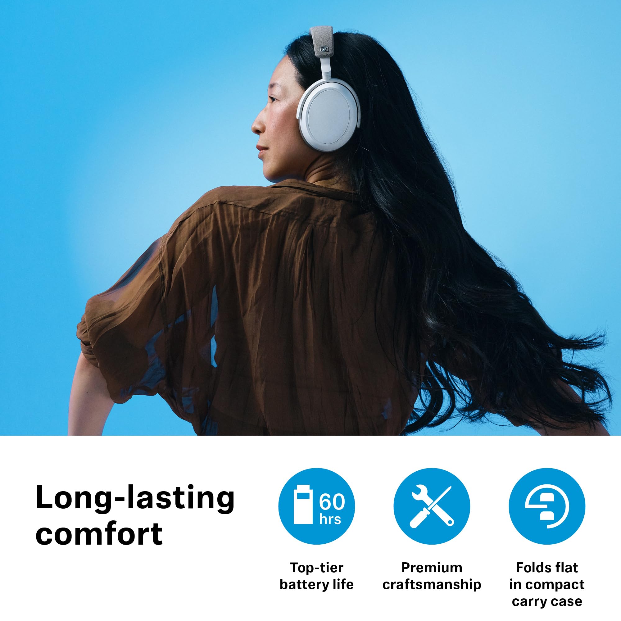 Foto 3 | Auriculares Inalámbricos Sennheiser Momentum 4 Bluetooth Black - Venta Internacional.