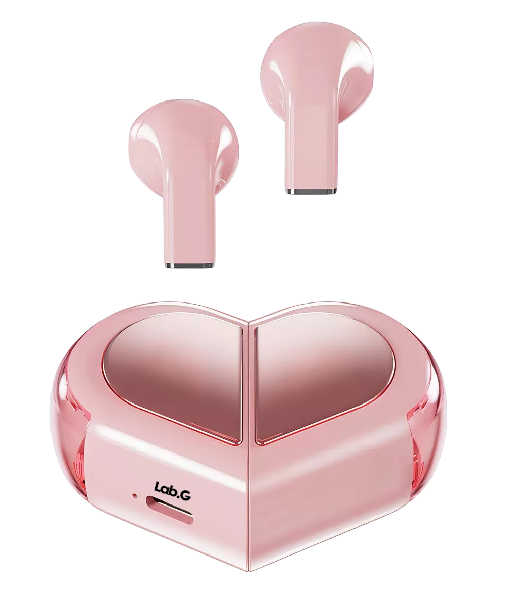 Foto 1 | Audífonos Lab.g Auriculares Bluetooth Inalámbricos Corazón Rosa