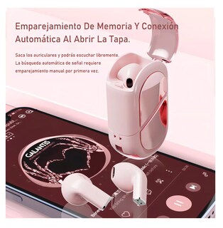 Foto 3 | Audífonos Lab.g Auriculares Bluetooth Inalámbricos Corazón Rosa
