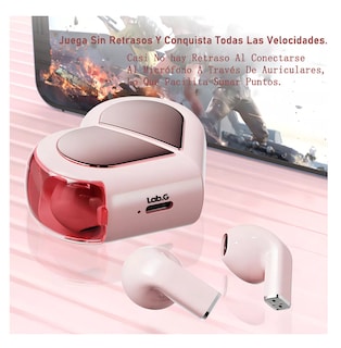 Foto 5 | Audífonos Lab.g Auriculares Bluetooth Inalámbricos Corazón Rosa