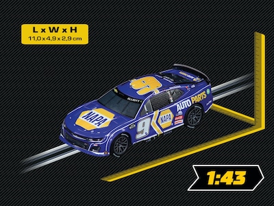 Foto 3 | Tragaperras Carrera Go Nascar Hendrick Motosports Camaro 1:43 - Venta Internacional.