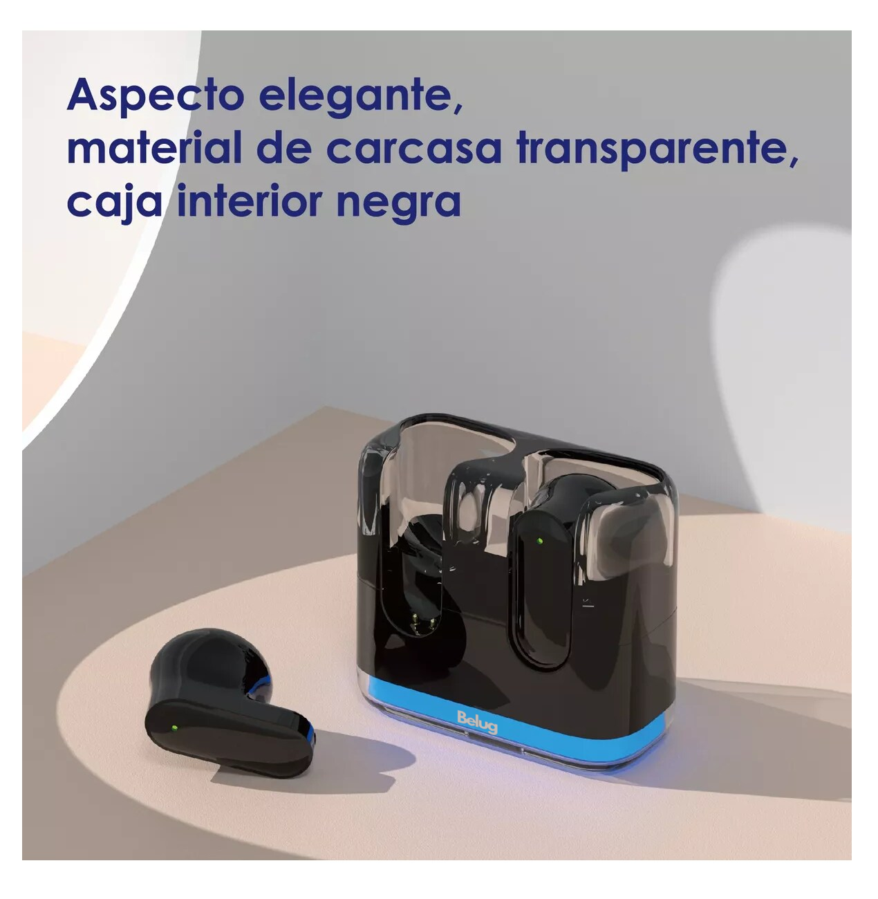 Foto 5 pulgar | Auricular Deportivo Inalámbrico Bluetooth Compacto Belug, Negro