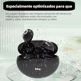 Foto 5 | Audífonos Invisibles Verdaderamente Inalámbricos Con Bt 5.3 Belug, Negro