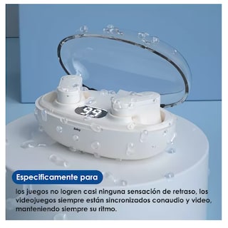 Foto 4 | Auriculares Inalámbricos Bluetooth Belug, Beige