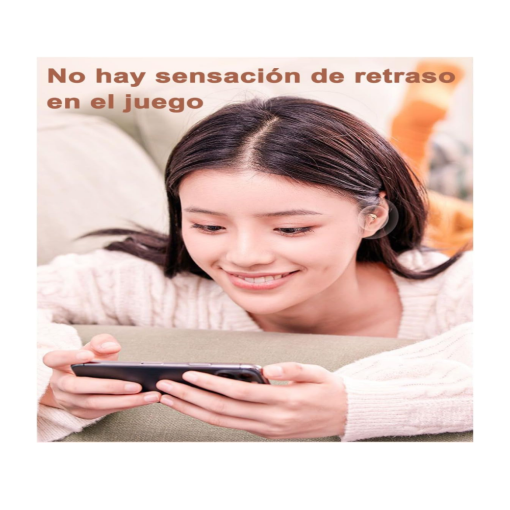 Foto 4 pulgar | Audífonos Invisibles Verdaderamente Inalámbricos Con Bt 5.3 Belug,  Beige