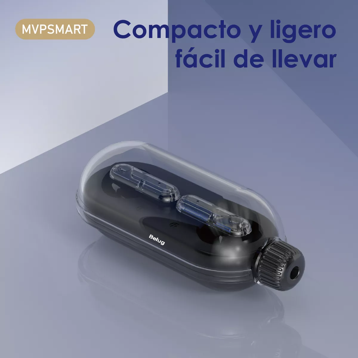 Foto 6 pulgar | Audífonos Inalámbricos Bluetooth Con Micrófono Belug, Negro