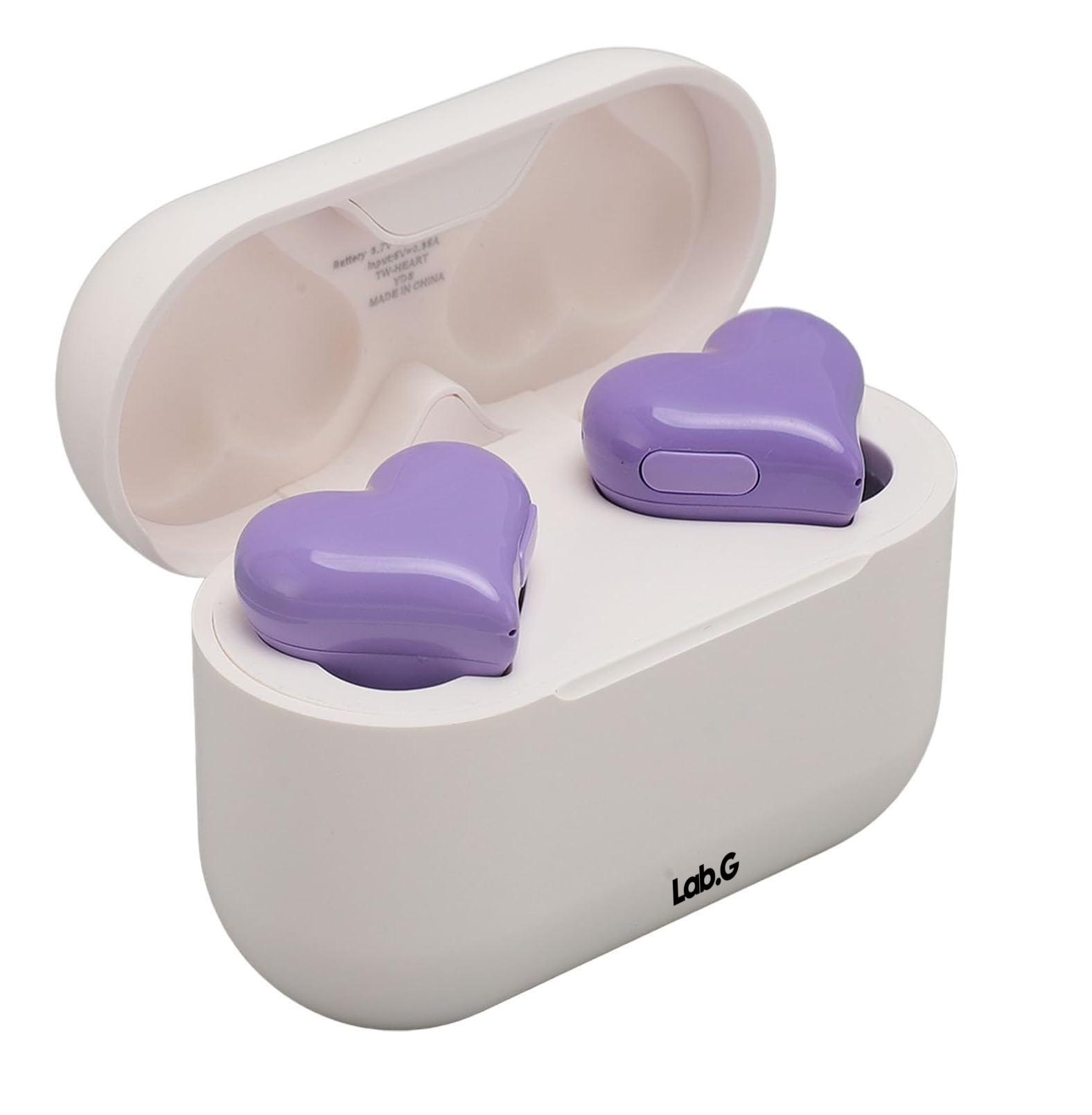 Foto 2 pulgar | Auriculares En Forma De Corazón Lab.g Bluetooth Cancelación Ruido Blanco Morado