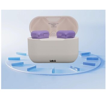 Foto 2 | Auriculares En Forma De Corazón Lab.g Bluetooth Cancelación Ruido Blanco Morado