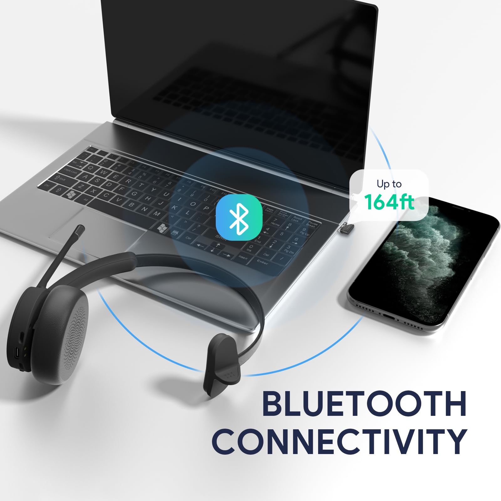Foto 3 pulgar | Auriculares Inalámbricos Yealink Bh70 Mono Teams Con Micrófono Para Llamadas De 35 Horas - Venta Internacional.