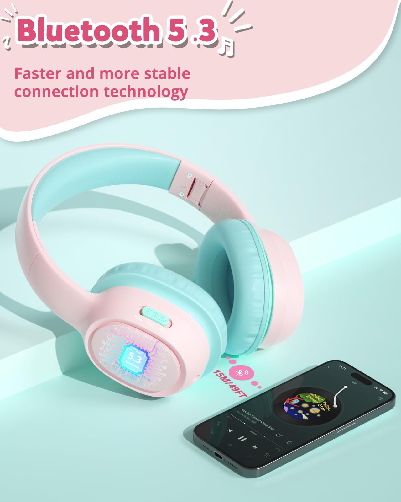 Foto 5 pulgar | Auriculares Bluetooth Tronsmart Kh02 Para Niños Con Límite De Volumen - Venta Internacional.