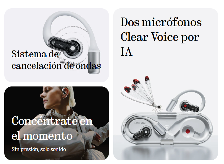 Foto 9 pulgar | Auriculares Nothing Ear (abiertos) With Clear Voice Ip54 Technology