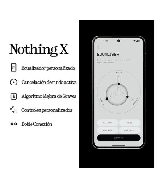 Foto 5 pulgar | Auriculares Nothing Ear (a) Gl White Version With Active Noise Can