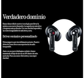 Foto 7 | Auriculares Nothing Ear Black Versión Gl Con Cancelación Activa De Ruido