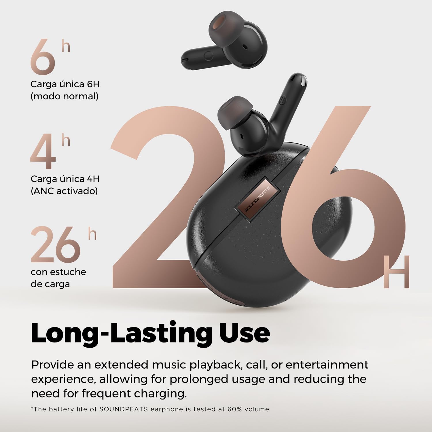Foto 7 pulgar | Auriculares Inalámbricos Soundpeats Air4 Pro Con Anc Bluetooth 5.3 - Venta Internacional.