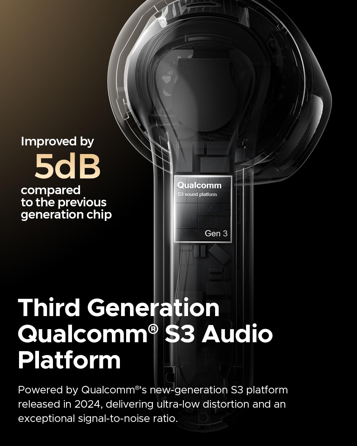 Foto 3 pulgar | Auriculares Inalámbricos Soundpeats Air5 Con Aptx Adaptive Lossless - Venta Internacional.