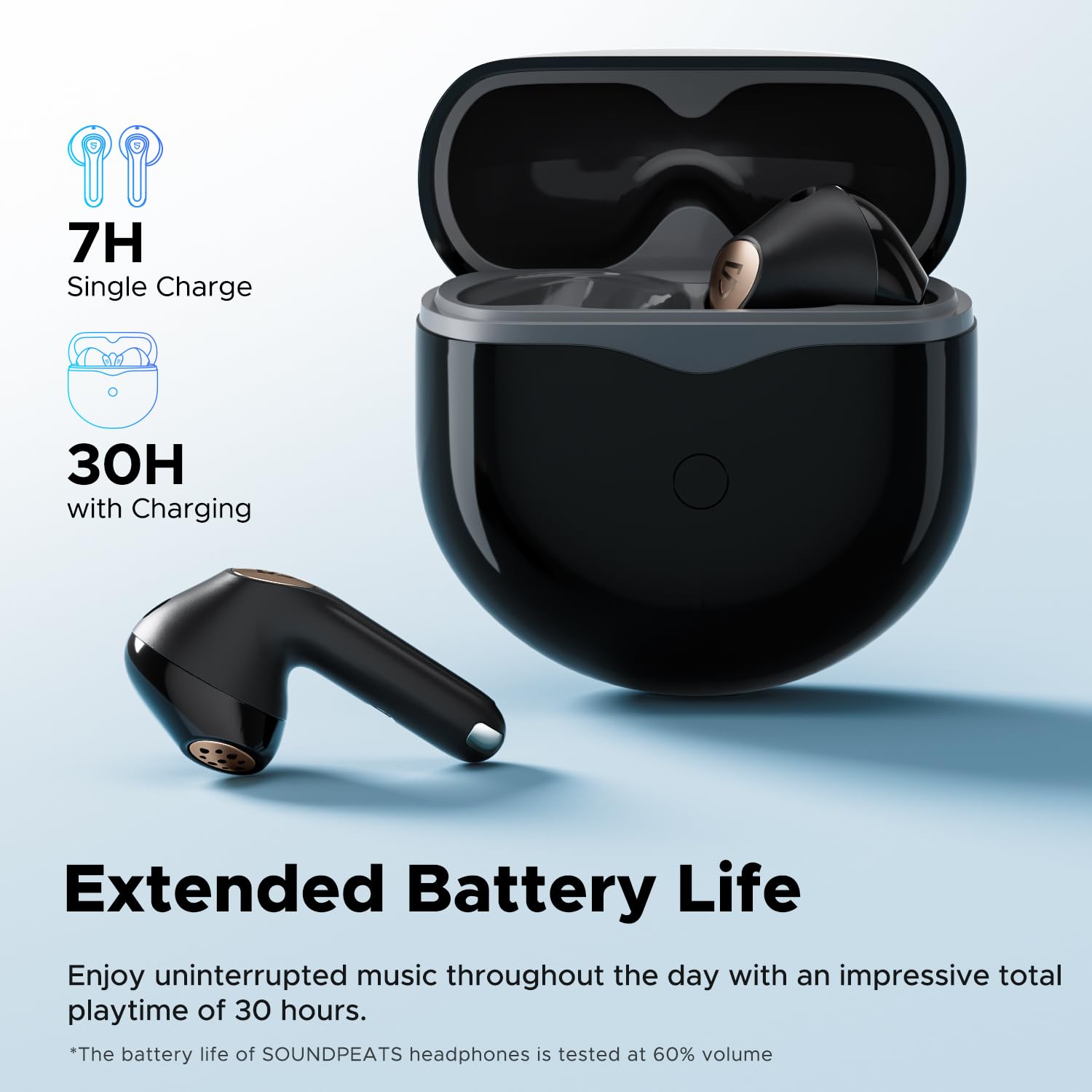 Foto 6 pulgar | Auriculares Inalámbricos Soundpeats Air4 Lite Bluetooth 5.3 Ipx4 - Venta Internacional.
