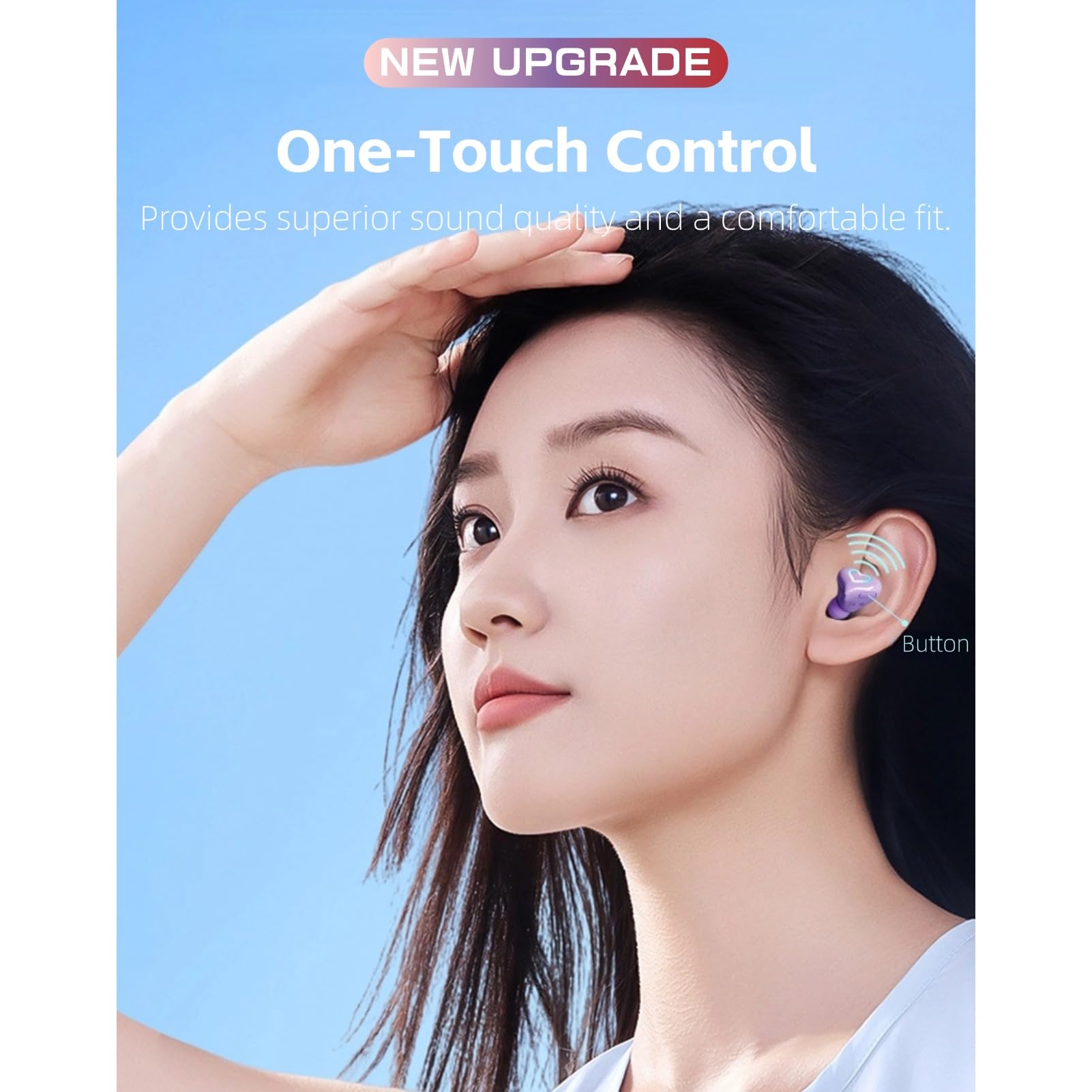 Foto 8 pulgar | Auriculares En Forma De Corazón Yoidesu Mejorados Con Light Bt5.3 - Venta Internacional.