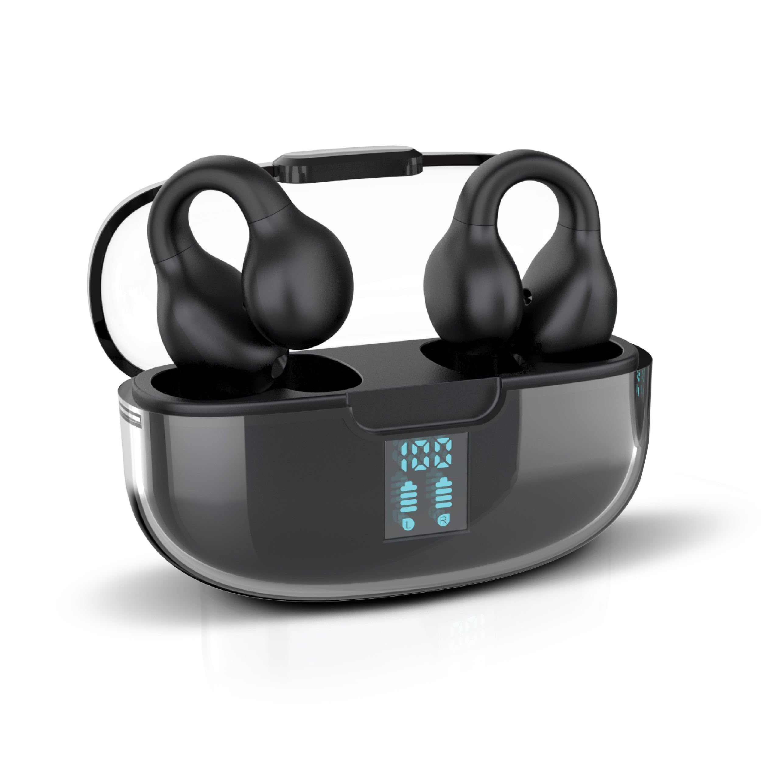 Foto 1 | Auriculares True Wireless Rca Wave-66, 20 Horas De Reproducción, Color Negro - Venta Internacional.