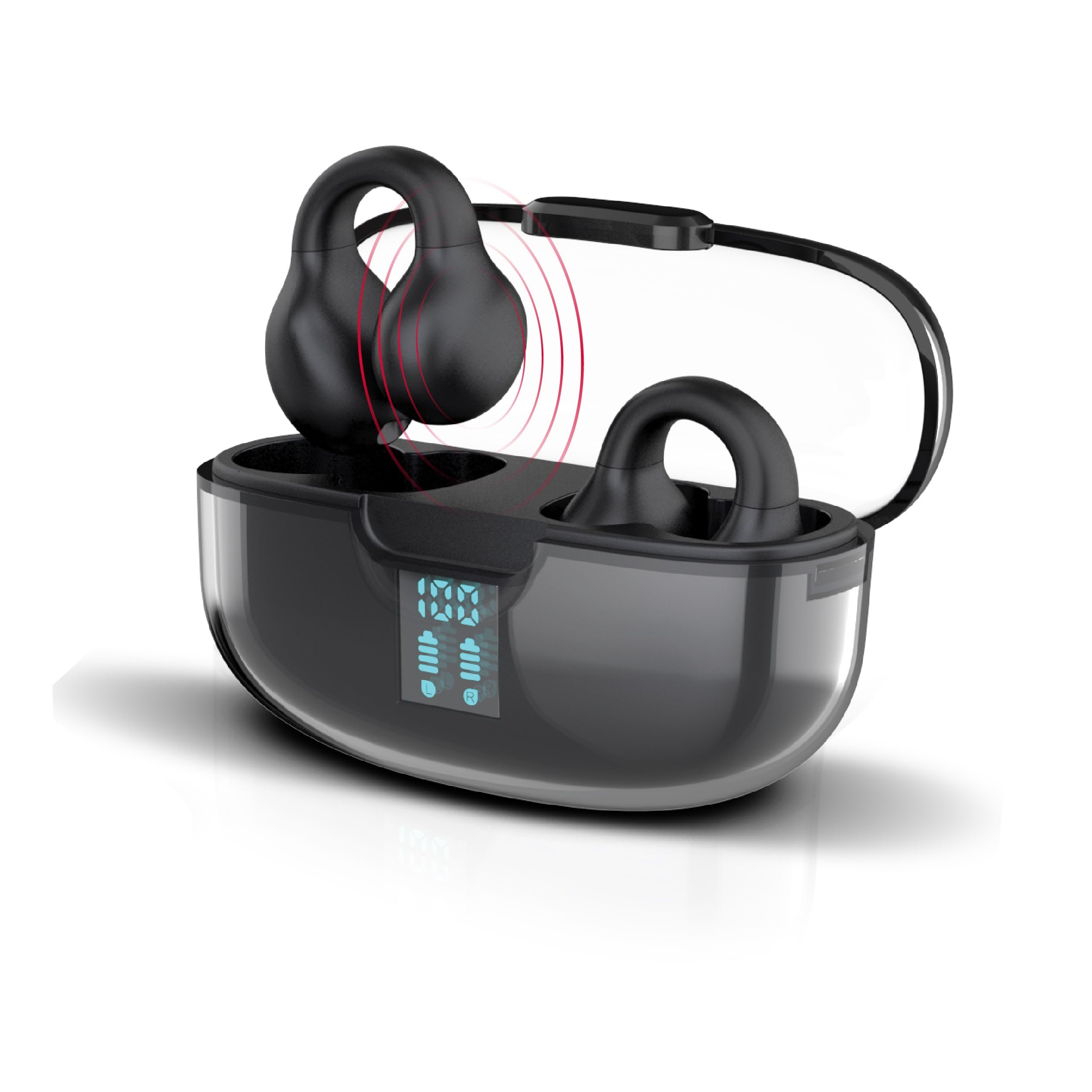 Foto 2 | Auriculares True Wireless Rca Wave-66, 20 Horas De Reproducción, Color Negro - Venta Internacional.
