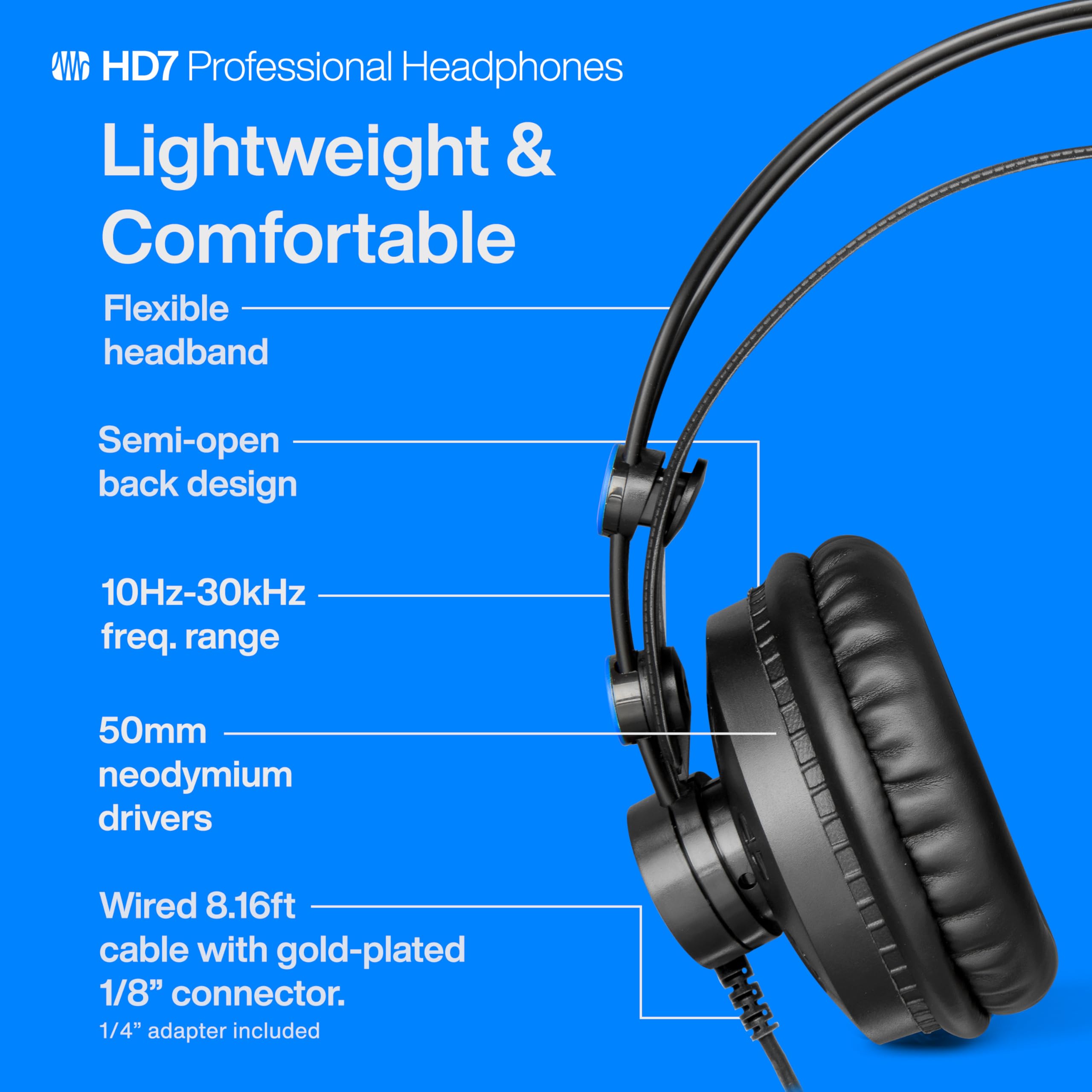 Foto 4 pulgar | Auriculares De Monitorización Presonus Hd7 Professional - Venta Internacional.