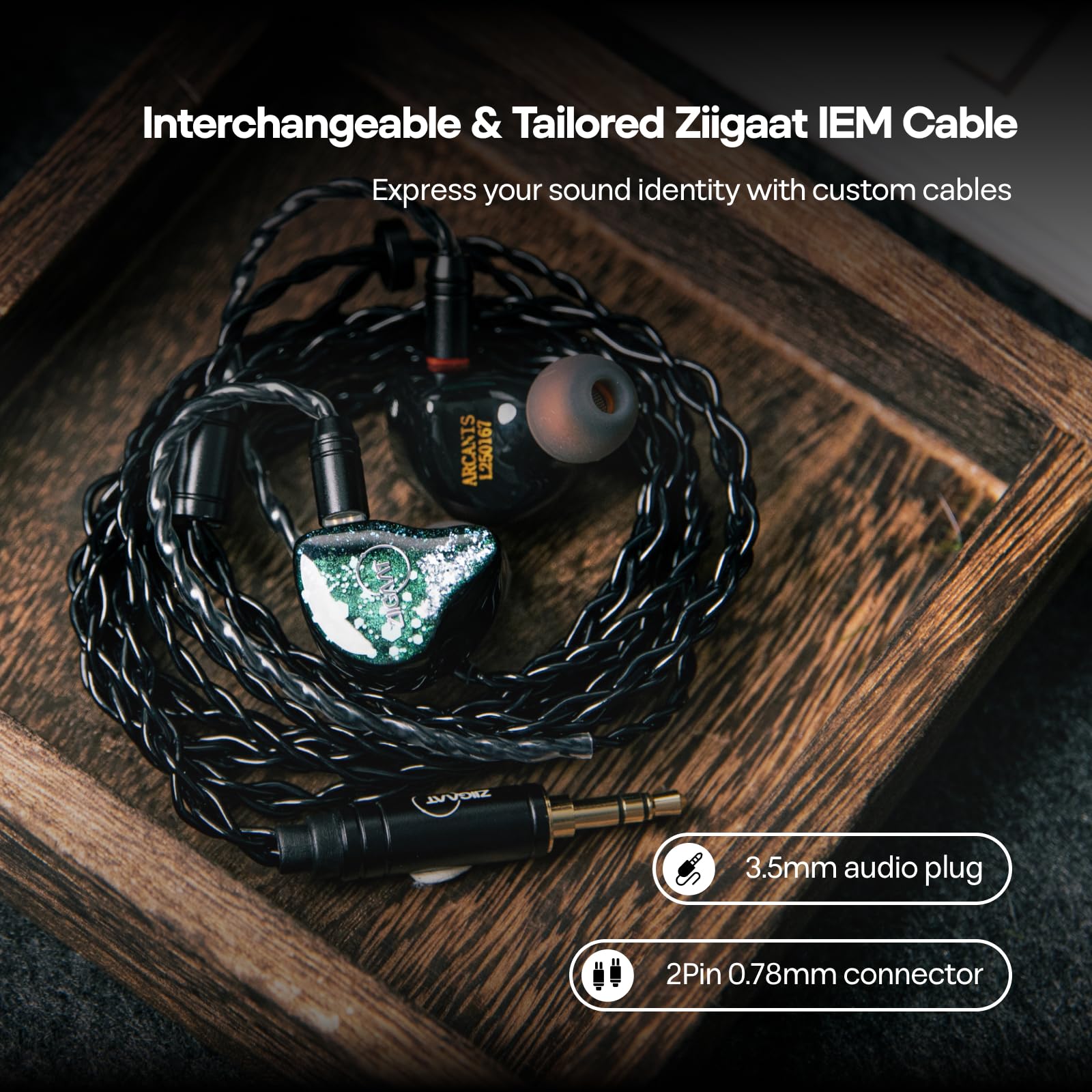 Foto 7 pulgar | Monitor Auditivo Linsoul Ziigaat Arcanis 2dd+5ba Hybrid Iem Wired - Venta Internacional.