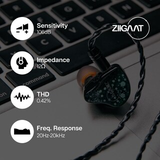 Foto 7 | Monitor Auditivo Linsoul Ziigaat Arcanis 2dd+5ba Hybrid Iem Wired - Venta Internacional.