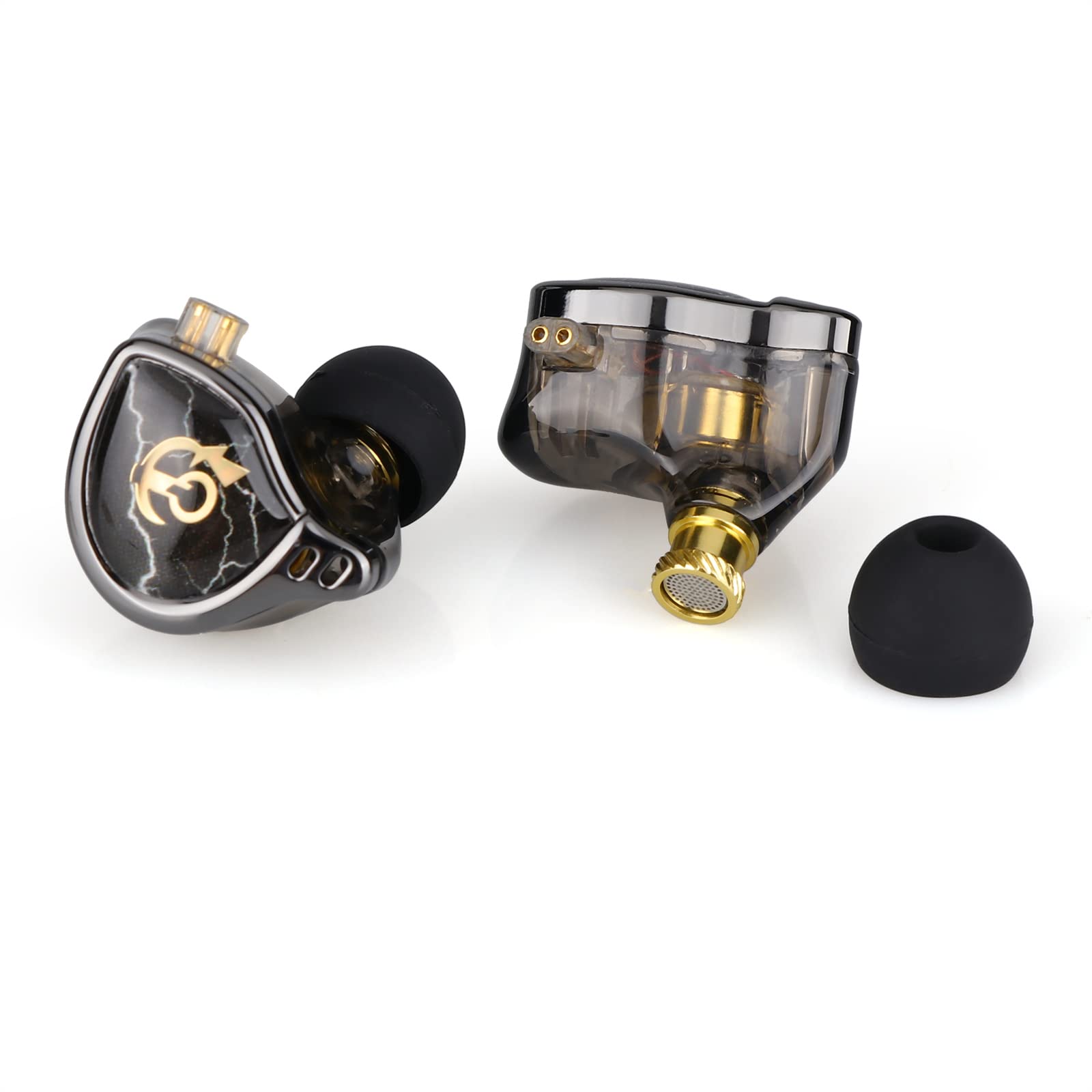 Foto 4 | Auriculares Con Monitor Intraural Linsoul Qkz X Hbb Titanium 10 Mm - Venta Internacional.
