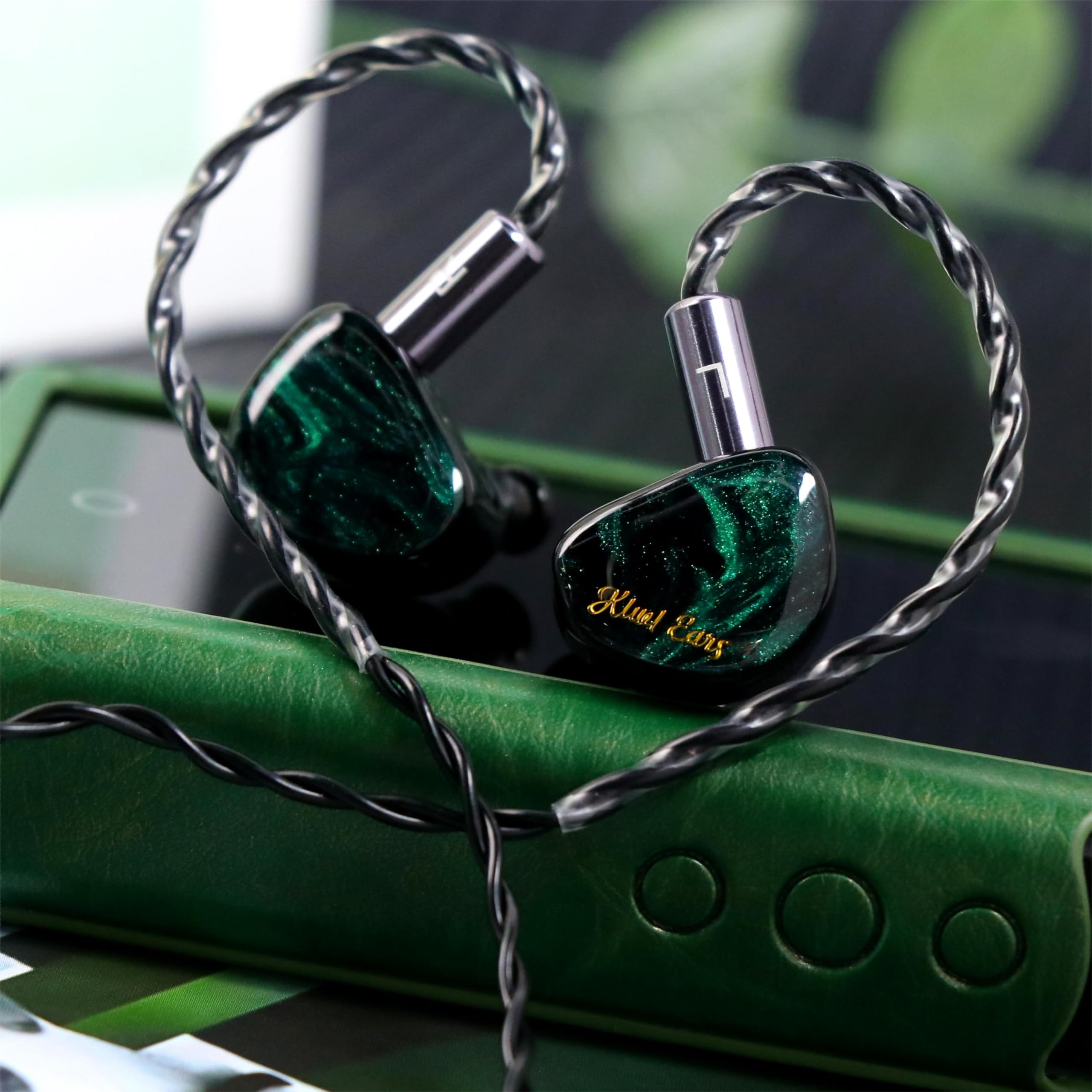 Foto 7 pulgar | Monitor Intraural Linsoul Kiwi Ears Cadenza 10 Mm Verde Berilio - Venta Internacional.