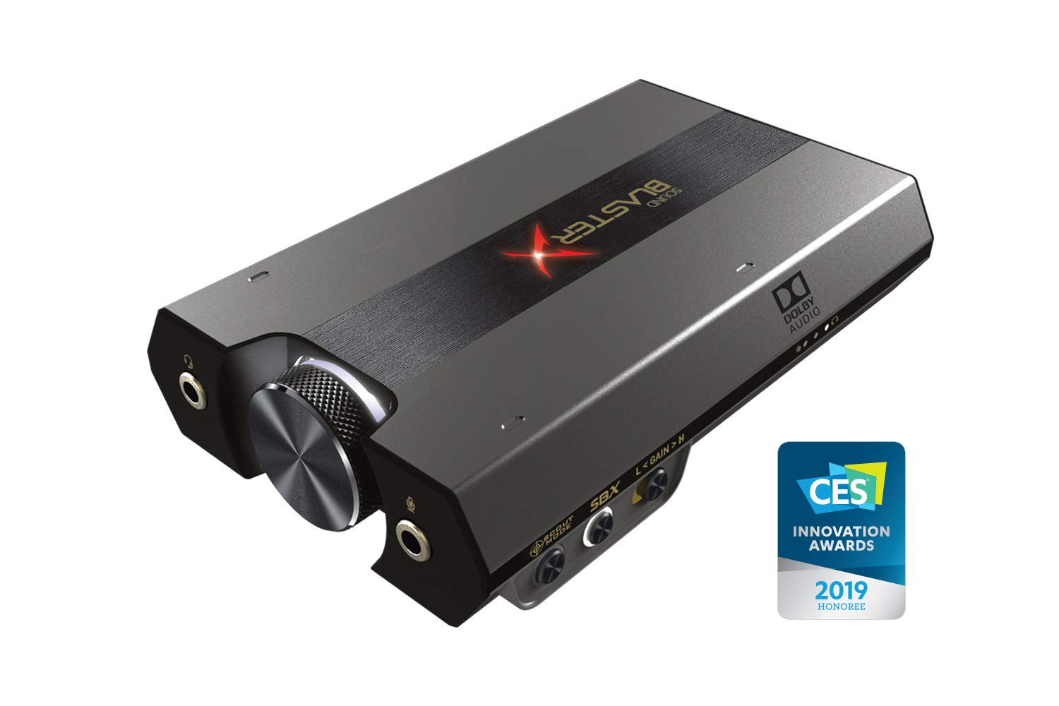 Foto 1 | Tarjeta De Sonido Creative Sound Blasterx G6 Usb Para Juegos - Gris - Venta Internacional.