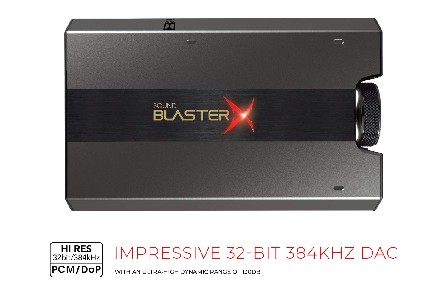 Foto 6 pulgar | Tarjeta De Sonido Creative Sound Blasterx G6 Usb Para Juegos - Gris - Venta Internacional.