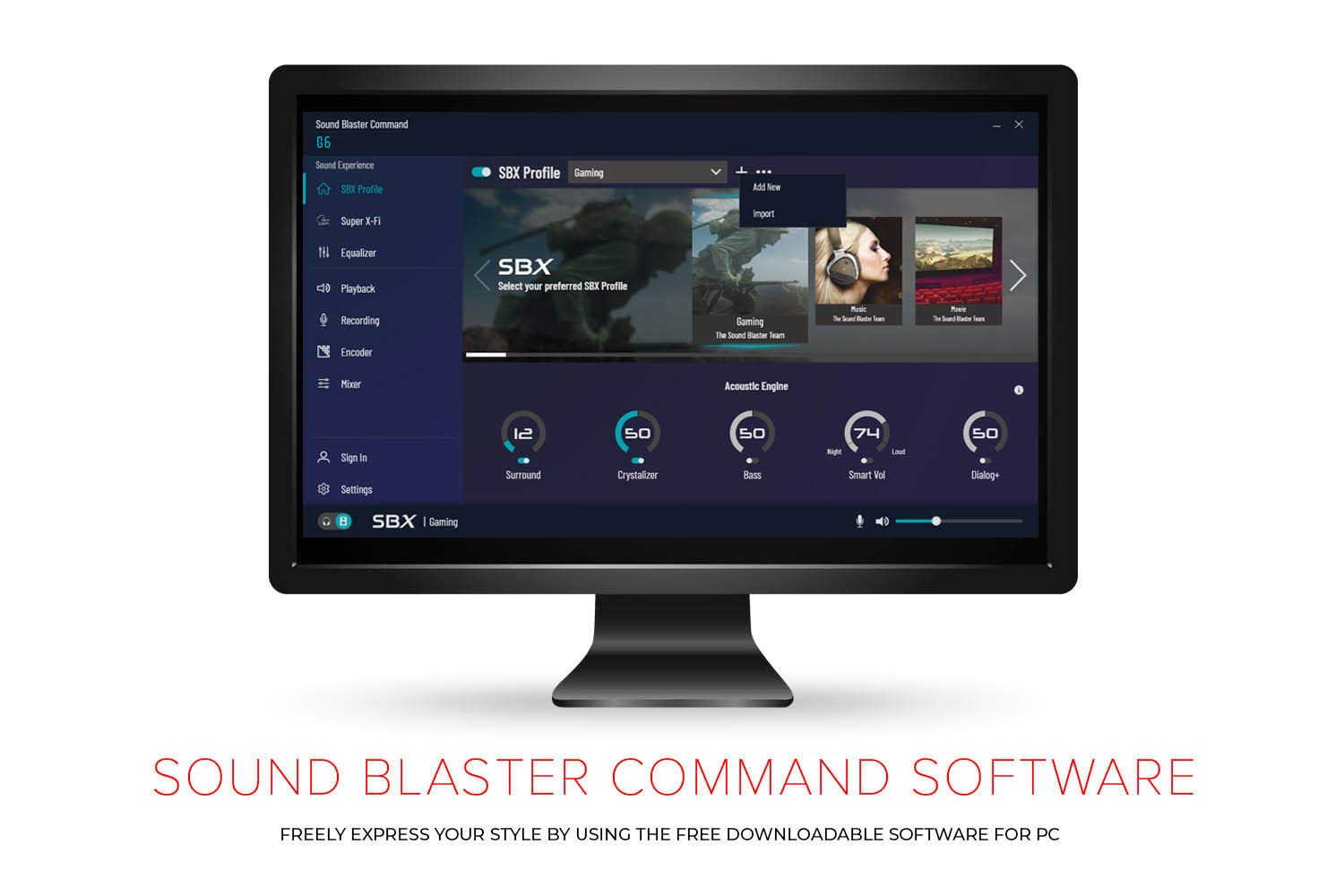 Foto 6 | Tarjeta De Sonido Creative Sound Blasterx G6 Usb Para Juegos - Gris - Venta Internacional.