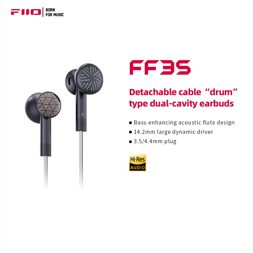 Foto 4 pulgar | Auriculares Fiio Ff3s Dynamic Drive Hifi Con Cable Y Graves - Venta Internacional.