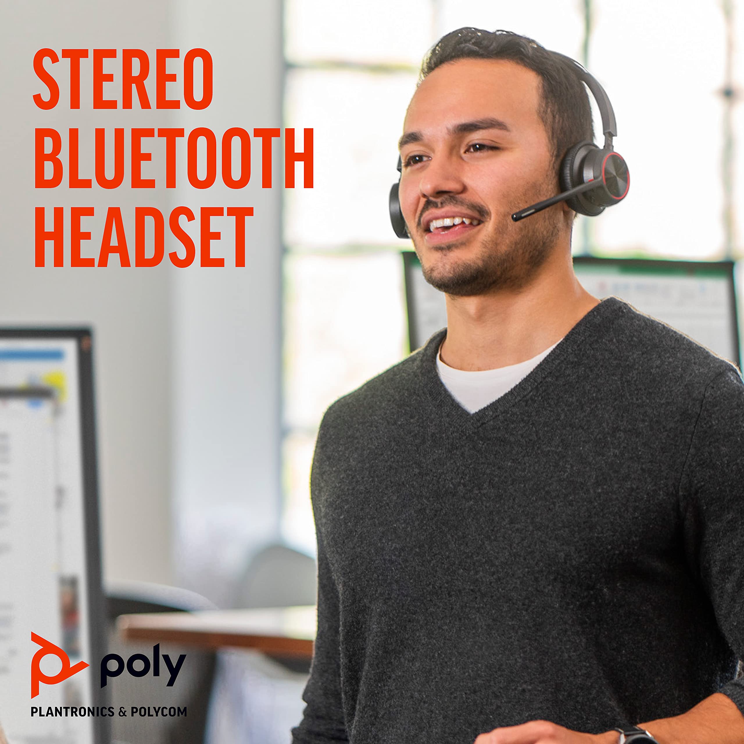 Foto 2 | Auriculares Inalámbricos Poly Voyager 4320 Uc Con Micrófono Boom Bluetooth - Venta Internacional.