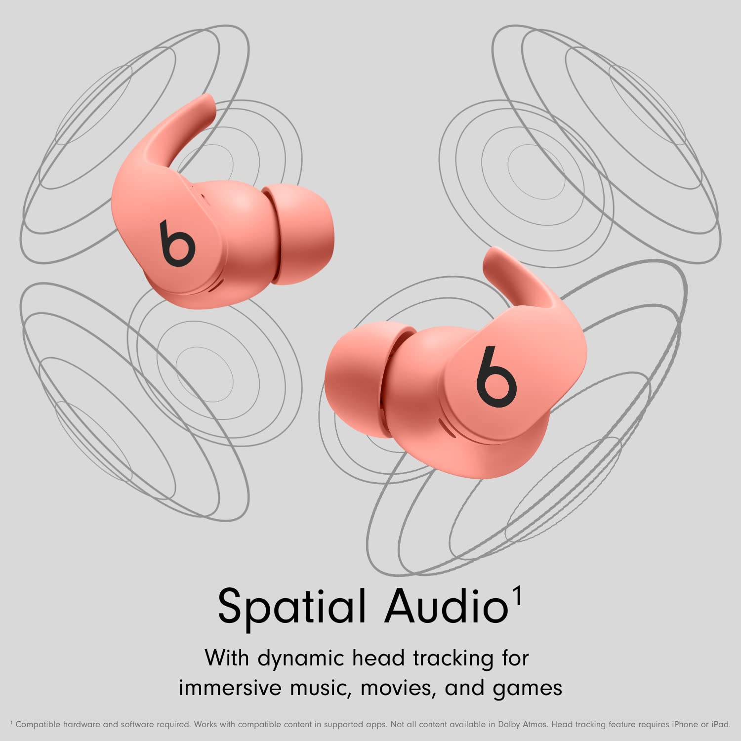 Foto 3 | Auriculares Inalámbricos Con Cancelación De Ruido Beats Fit Pro Coral Pink - Venta Internacional.