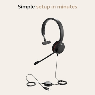 Foto 4 | Auriculares Jabra Evolve 20 Ms Mono Usb Con Unidad De Control De Llamadas - Venta Internacional.