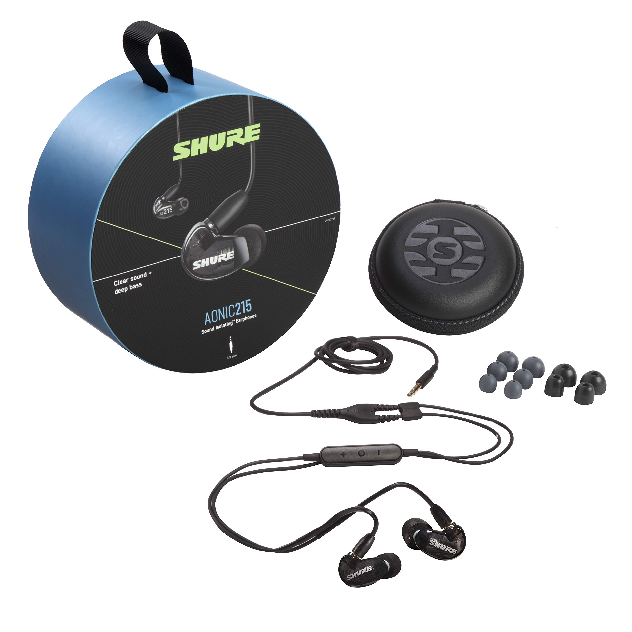 Foto 4 pulgar | Auriculares Aislantes De Sonido Con Cable Shure Aonic 215 - Negros - Venta Internacional.