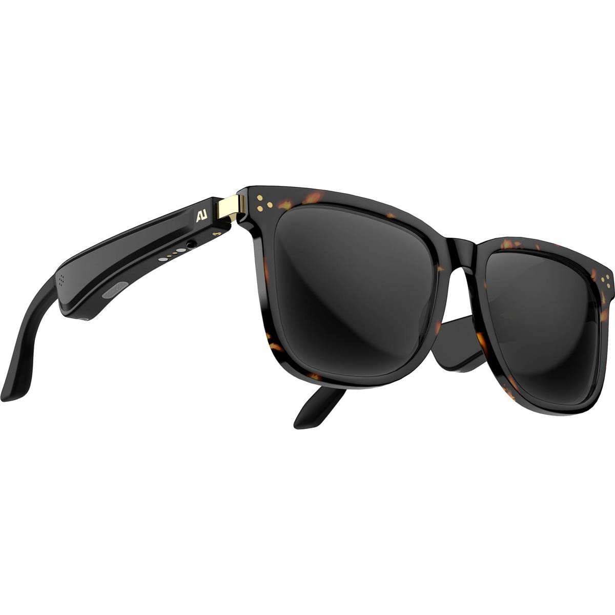 Gafas De Sol Audio Ausounds Open Ear Inalámbricas Negras Polarizadas - Venta Internacional.