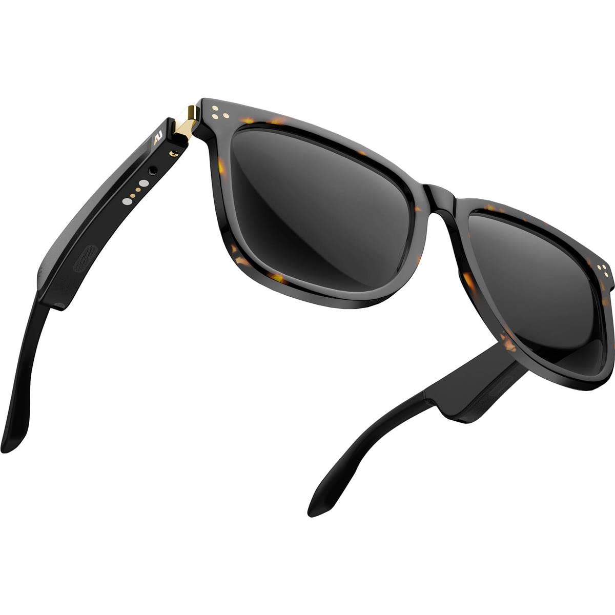 Foto 7 pulgar | Gafas De Sol Audio Ausounds Open Ear Inalámbricas Negras Polarizadas - Venta Internacional.