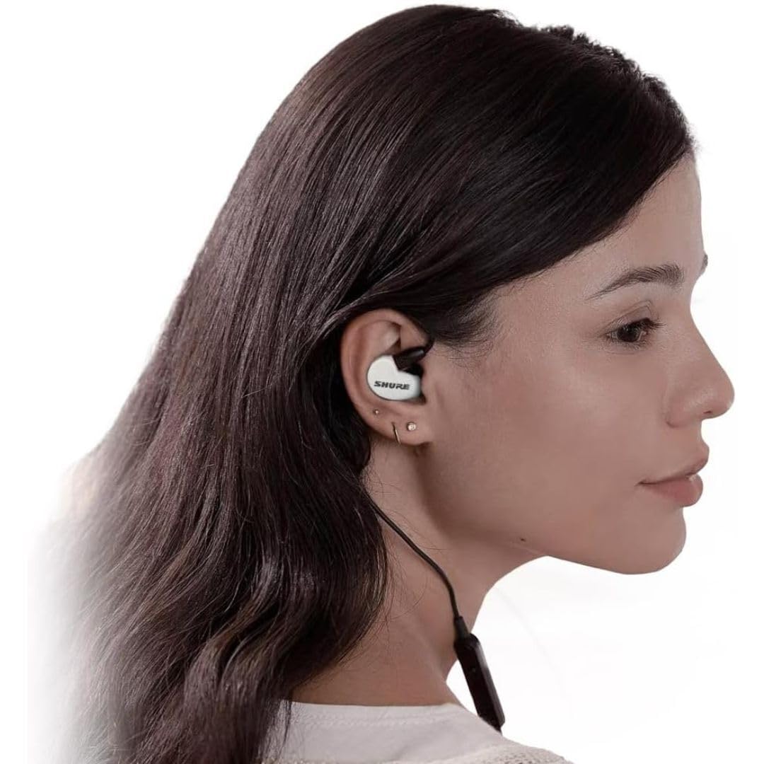 Foto 7 pulgar | Auriculares Aislantes De Sonido Con Cable Shure Aonic 215 - Blancos - Venta Internacional.