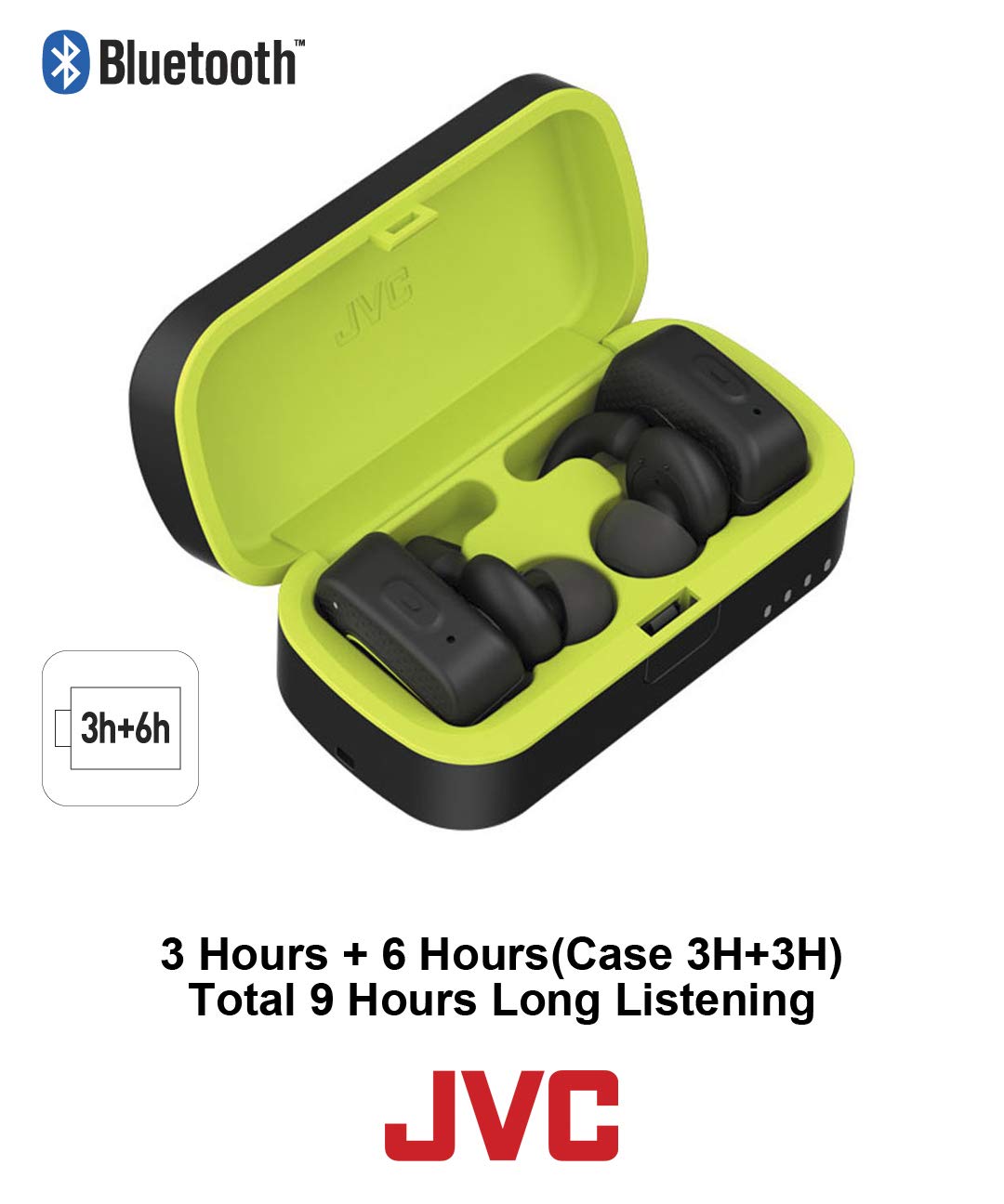 Foto 4 pulgar | Auriculares True Wireless Jvc Haet90btb Sports Ipx5 Bluetooth - Venta Internacional.