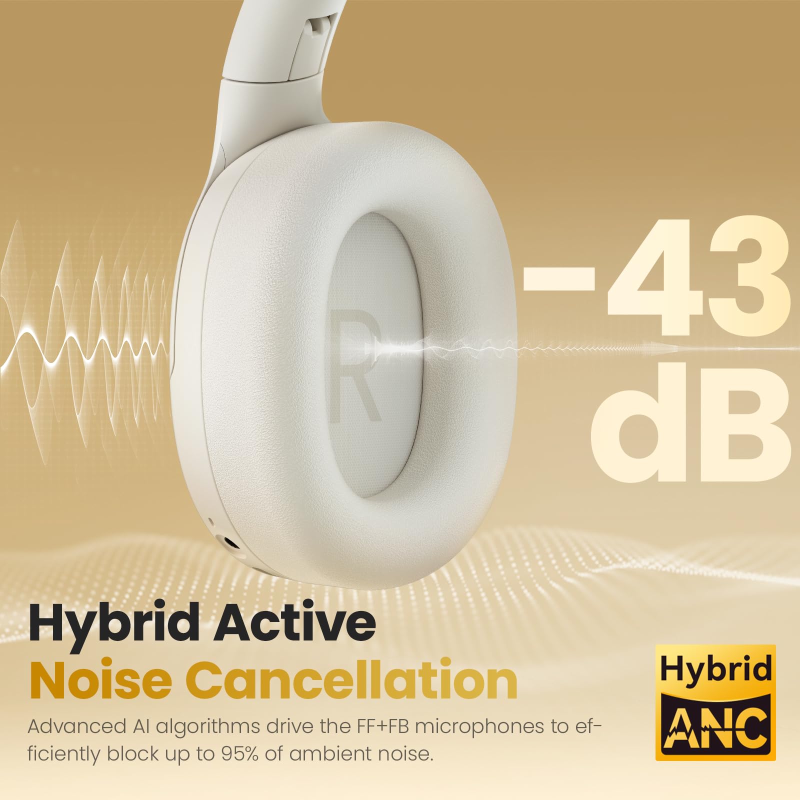 Foto 3 pulgar | Auriculares Haylou S30 Hybrid Anc Para Colocar Sobre Las Orejas Bluetooth 5.4 - Venta Internacional.