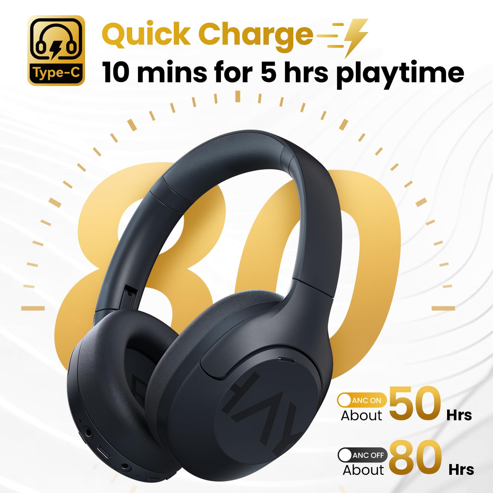 Foto 6 pulgar | Auriculares Haylou S30 Hybrid Anc Para Colocar Sobre Las Orejas Bluetooth 5.4 - Venta Internacional.